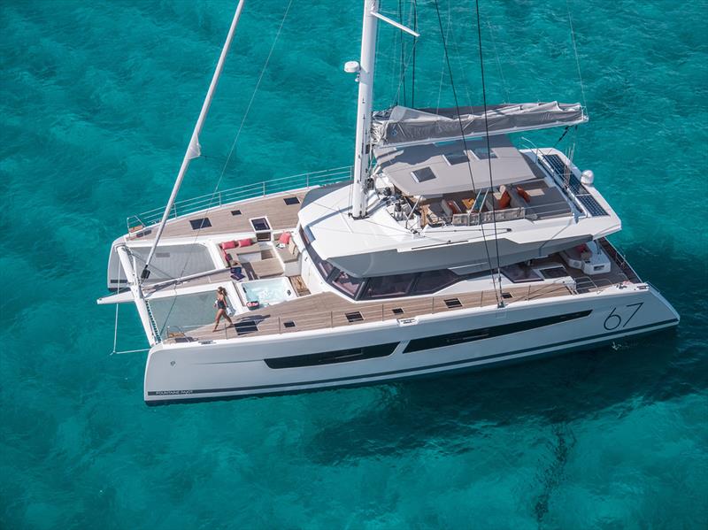 Fountaine Pajot's flagship Alegria 67 is just one of the premium models on display with The Yacht Sales Co and Multihull Solutions at the Thailand International Boat Show - photo © Gilles Martin-Raget