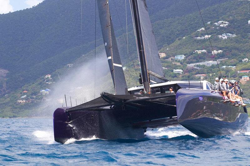 Charlie Enright is part of the team on Gunboat 68 Convexity2 owned by Don Wilson (USA) - 2024 BVI Spring Regatta photo copyright Ingrid Abery / www.ingridabery.com taken at Royal BVI Yacht Club and featuring the Catamaran class