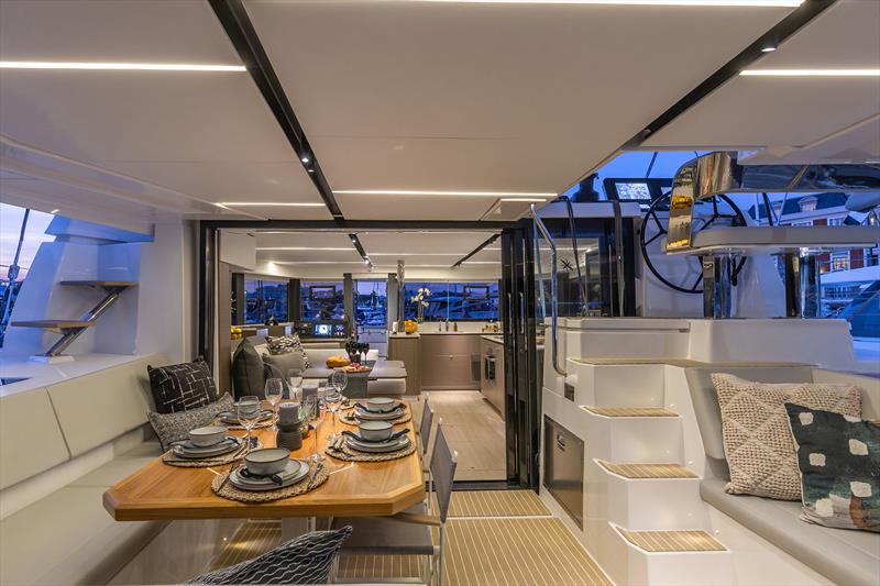 Leopard 46 - Saloon - photo © Leopard Catamarans