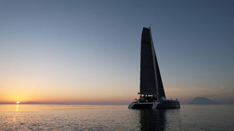 Clarin Mustad's Alibi 54 Dakota photo copyright Dakota taken at Royal Ocean Racing Club and featuring the Catamaran class