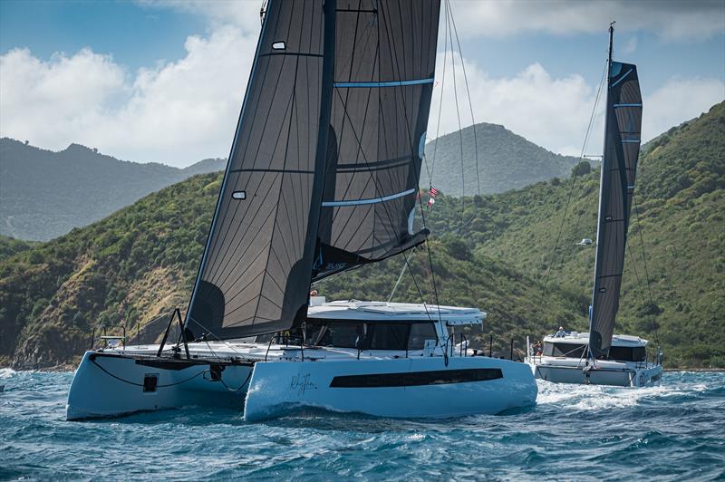 Day 3 of the Caribbean Multihull Challenge photo copyright Laurens Morel taken at Sint Maarten Yacht Club and featuring the Catamaran class