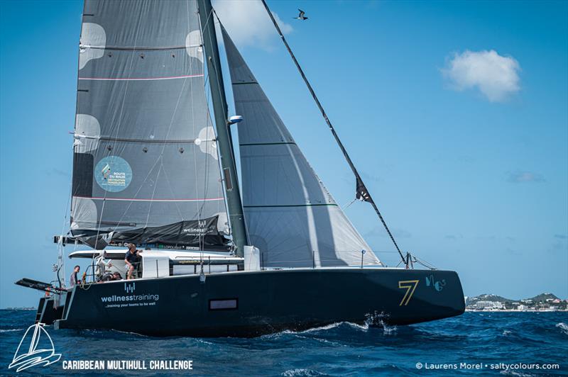 Caribbean Multihull Challenge photo copyright Laurens Morel / www.saltycolours.com taken at Sint Maarten Yacht Club and featuring the Catamaran class