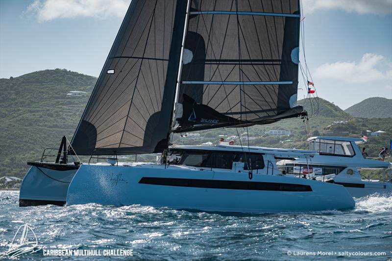 Caribbean Multihull Challenge photo copyright Laurens Morel / www.saltycolours.com taken at Sint Maarten Yacht Club and featuring the Catamaran class