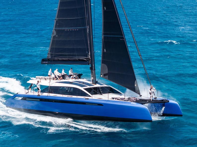 Gunboat 72 Layla - BVI Spring Regatta & Sailing Festival photo copyright Alex Turnbull / Tidal Pulse Media taken at Royal BVI Yacht Club and featuring the Catamaran class