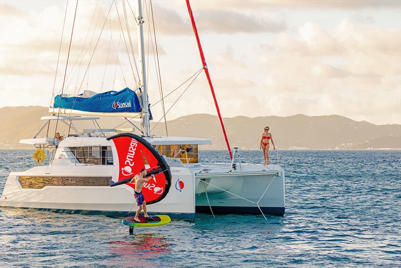 Living the dream in the British Virgin islands photo copyright Leopard Catamarans taken at Royal Cape Yacht Club and featuring the Catamaran class