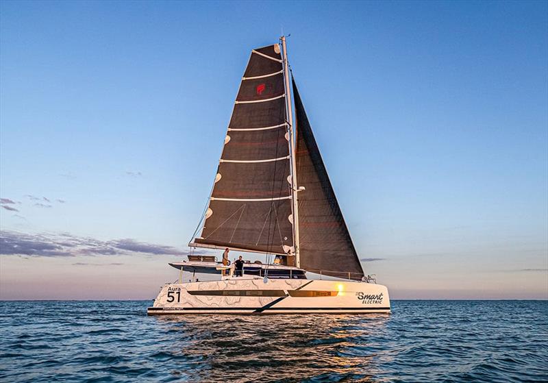 The Fountaine Pajot Aura 51 is just one of the models available with Fountaine Pajot's ODSea+ Hybrid Electric system - photo © The Yacht Sales Co