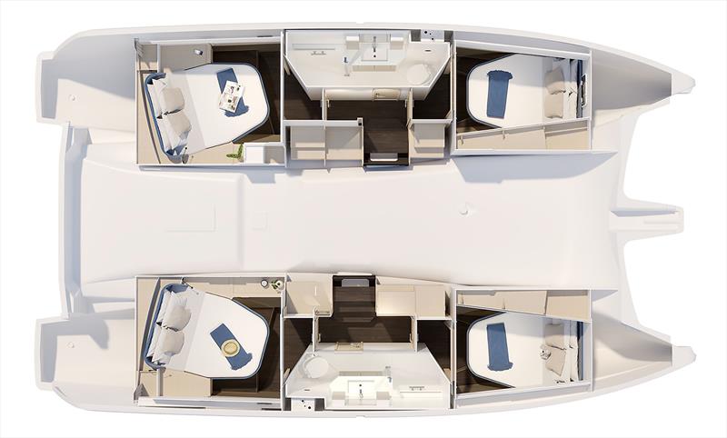 FP41 four cabin two heads photo copyright Fountaine Pajot taken at  and featuring the Catamaran class