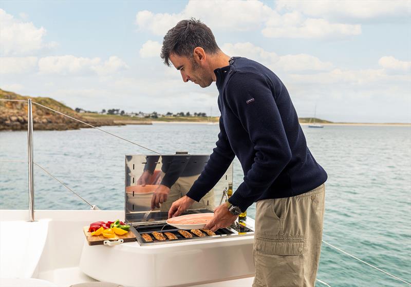 FP41 outdoor BBQ photo copyright Fountaine Pajot taken at  and featuring the Catamaran class