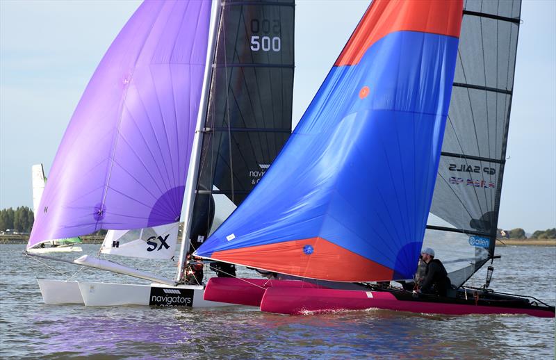 East Coast Piers Race - Day 2 photo copyright Nick Champion / www.championmarinephotography.co.uk taken at Marconi Sailing Club and featuring the Catamaran class