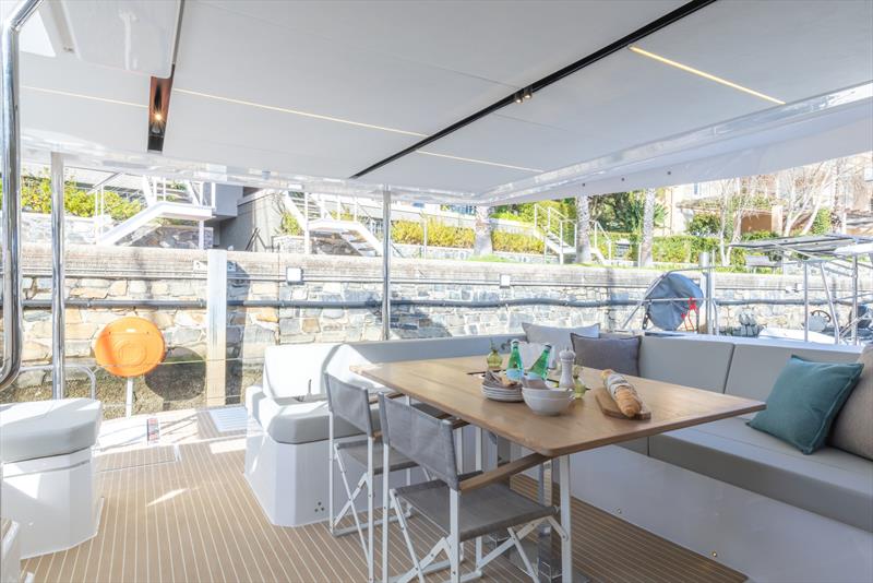 Leopard 52 - Aft Cockpit - photo © Leopard Catamarans