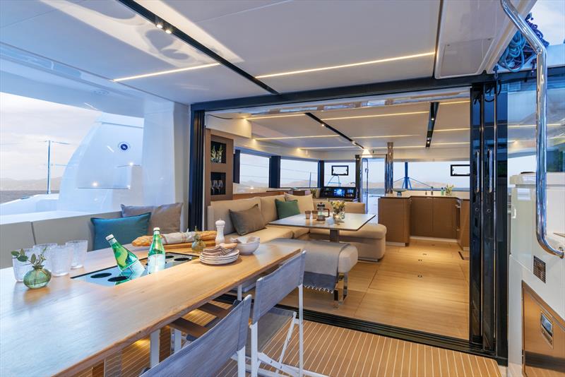 Leopard 52 - Aft Cockpit - photo © Leopard Catamarans