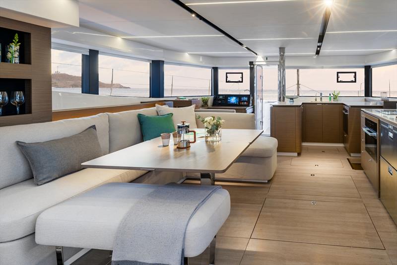 Leopard 52 Saloon Interior photo copyright Leopard Catamarans taken at  and featuring the Catamaran class