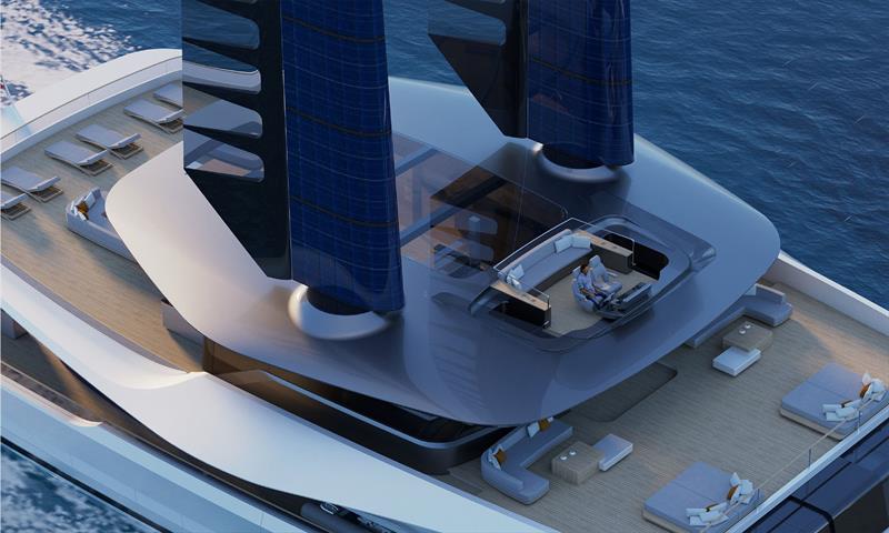 Dragonfly Flying Bridge - photo © Dixon Yacht Design