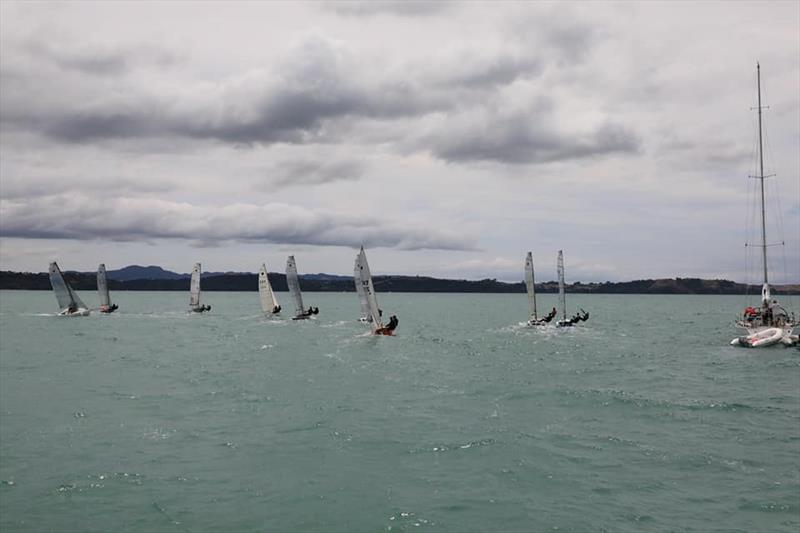 A Cherub start at Algies Bay photo copyright Allan Roper taken at  and featuring the Cherub class