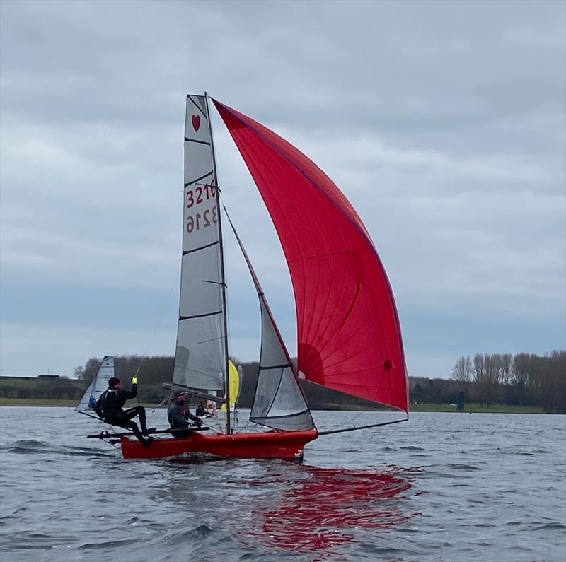 Rutland Skiff Open 2023 photo copyright James Sainsbury taken at Rutland Sailing Club and featuring the Cherub class