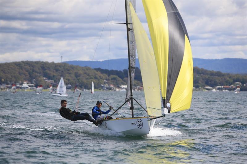 Marshall Day - Race 6 Winner - 2023 Zhik Combined High Schools Sailing Championships, day 3 photo copyright Red Hot Shotz - Chris Munro taken at Belmont 16ft Sailing Club and featuring the Cherub class