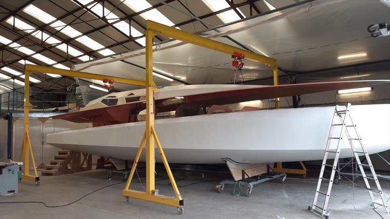Grand Largue Composites and Sicomin enable first flax-fibre-built Class40 - photo © Grand Largue Composites