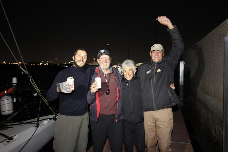 Lord Jiminy Dylan, Kevin, Pam and Jimmy after finishing the Melbourne Osaka Cup - photo © Kazuyoshi Yamano