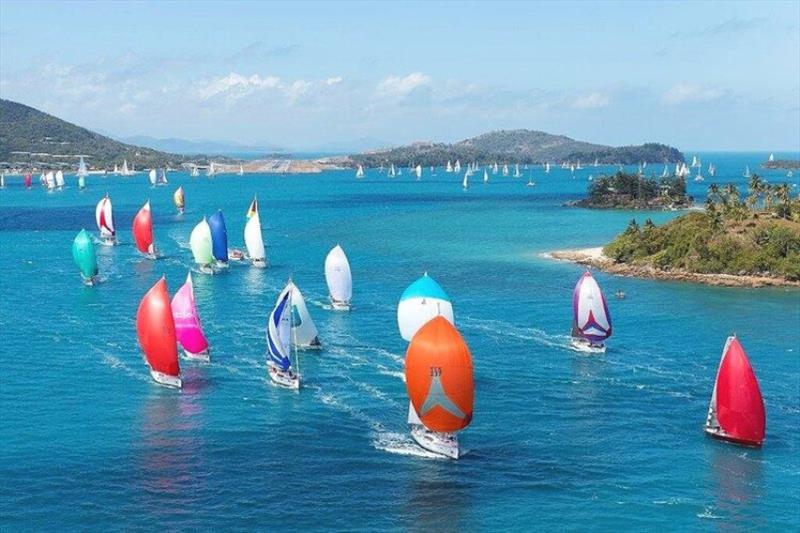 The start in Dent Passage - Hamilton Island Race Week - photo © Andrea Francolini