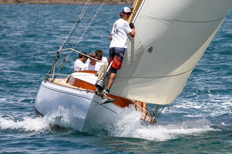 Little Jim (1934, Logan) - Mahurangi Regatta - January 29, 2022 photo copyright Richard Gladwell - Sail-World.com/nz taken at  and featuring the Classic Yachts class