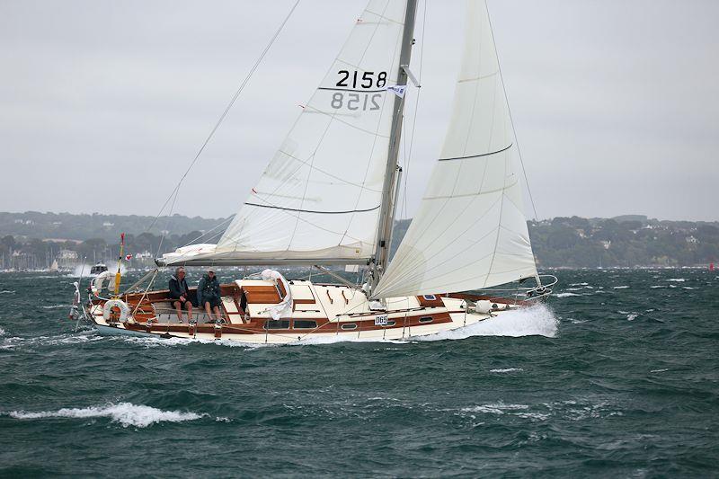 Orthops, the 1958 Moody built Robert Clark design racing on the Saturday of Falmouth Classics 2022 - photo © Nigel Sharp
