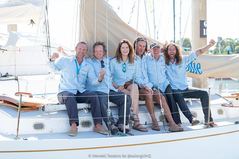 Joanne Broadie - 75th Brisbane to Gladstone Yacht Race photo copyright Wendell Teodoro for @sailorgirlHQ taken at Queensland Cruising Yacht Club and featuring the Classic Yachts class