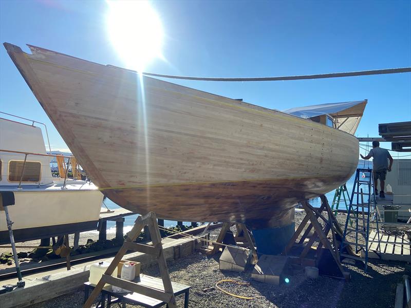 Tradition photo copyright Jeni Bone taken at  and featuring the Classic Yachts class