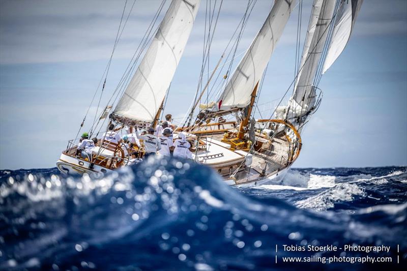 The legendary 72' Herreshoff ketch Ticonderoga of Greenwich built in 1936 - 2025 Antigua Classic Yacht Regatta - photo © Tobias Stoerkle