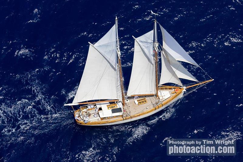 Moonbeam  won Best Protrayal of Theme at the Parade of Classics - 2025 Antigua Classic Yacht Regatta - photo © Tim Wright / Photoaction.com
