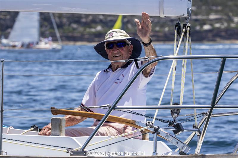 Gordon Ingate aboard Jasnar - photo © Andrea Francolini