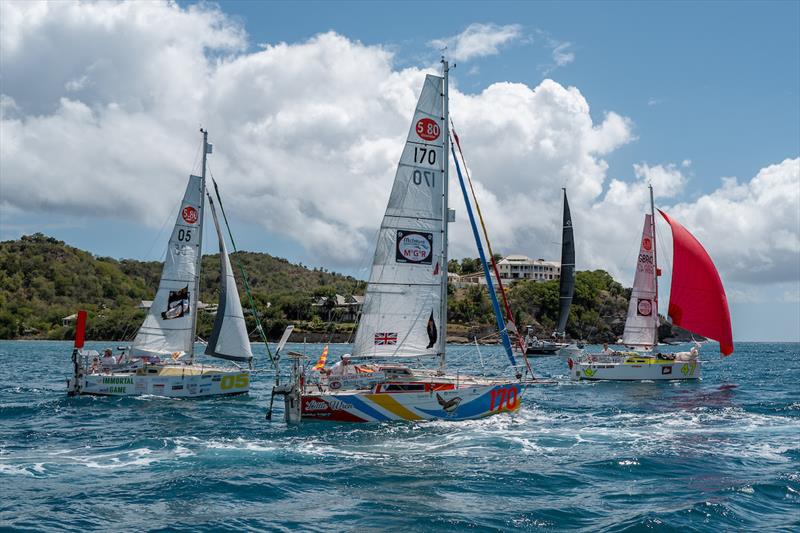 The start of the 2025 McIntyre Mini Globe Race - photo © Rob Havill / MGR2025