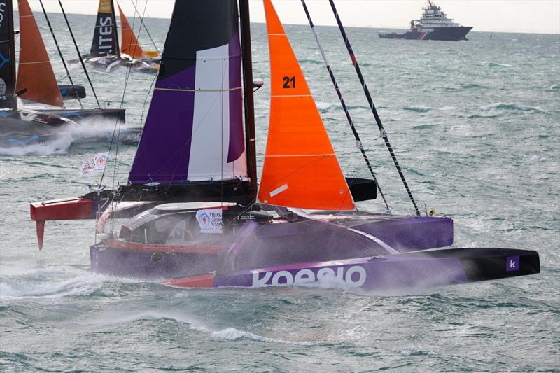 Ocean Fifty  -  start of Transat Jacques Vabre in Le Havre, France, on October 29, .2023 photo copyright Jean-Marie Liot taken at  and featuring the OCEAN50 class