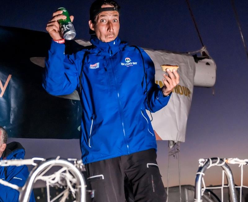 Beers and meat pie to welcome the crew to Newcastle - Race 5: Sta-Lok Endurance Test  - photo © Clipper Race