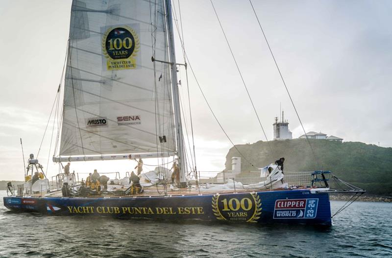 Yacht Club Punta del Este arrives in Newcastle - Race 5: Sta-Lok Endurance Test  - photo © Clipper Race