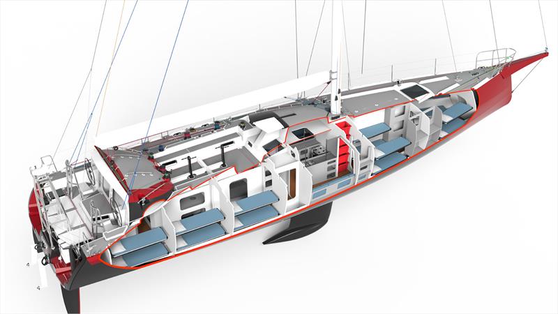Clipper RX Starboard Cutaway - photo © Clipper Race