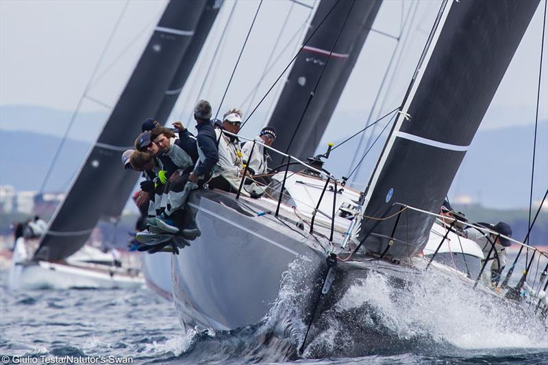 One Group - The Nations Trophy Mediterranean League 2019 photo copyright Giulio Testa taken at Club Nautico Scarlino and featuring the ClubSwan 50 class