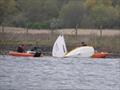 A busy day for the safety boats during the Border Counties Midweek Sailing at Shotwick © Brian Herring