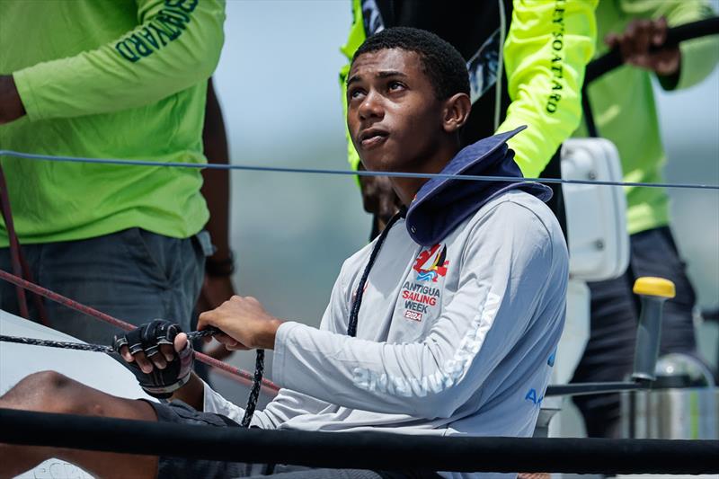 Youth sailors are often given opportunities to race by Sir Hugh Bailey on his Farr 45 Rebel (ANT) at 55th Antigua Sailing Week photo copyright Paul Wyeth / www.pwpictures.com taken at Antigua Yacht Club and featuring the Farr 45 class