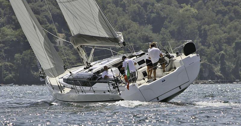 The first Bavaria C45 Ambition undergoing sail testing in Europe photo copyright Bavaria Yachts taken at  and featuring the Cruising Yacht class