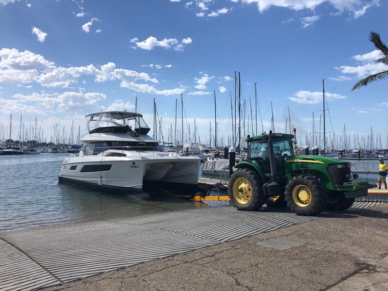 Multihull hardstand in Brisbane now open - photo © Multihull Central