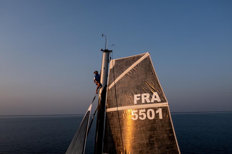 OSCAR system installed on mast head of Outremer catamaran - photo © polaRYSE
