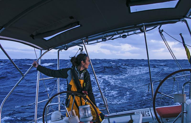 Sophie Darsy was always clear that she too would be able to command Polar Seal - photo © Ryan & Sophie Sailing