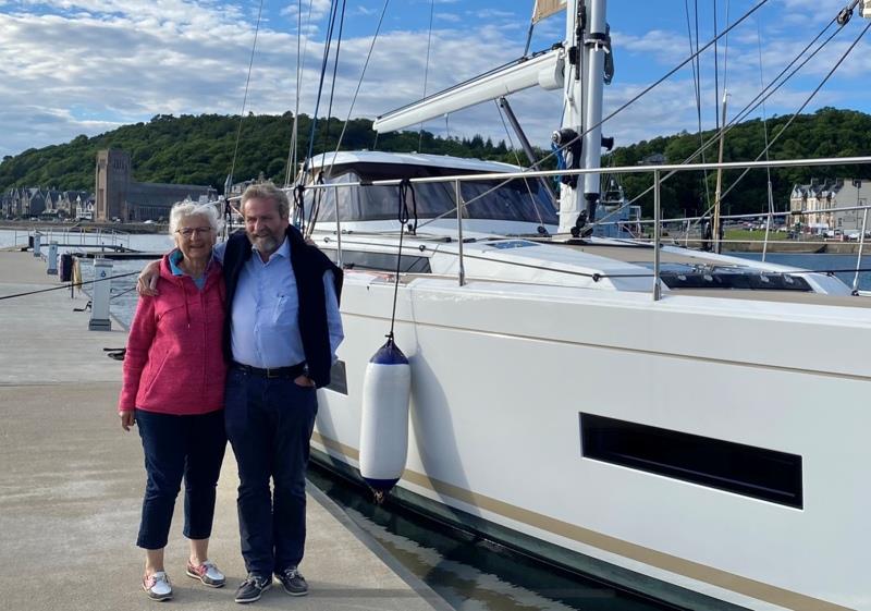Thierry and Barbara Courvoisier photo copyright Ocean Cruising Club taken at Ocean Cruising Club and featuring the Cruising Yacht class