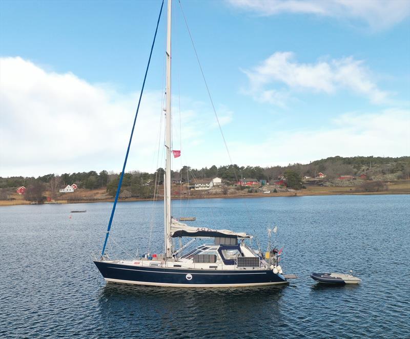 Captain Jon Amtrup's 45-foot Danish-built aluminium-hulled sailing yacht “Njord” - photo © Wave International