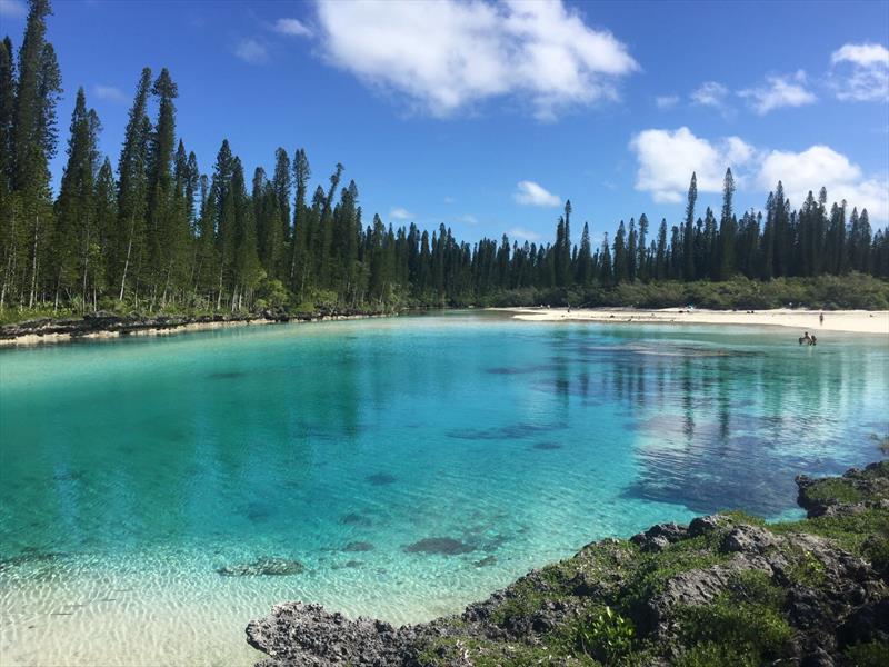 Baie d'Oro's natural pool - Ile des Pins - photo © Island Cruising NZ