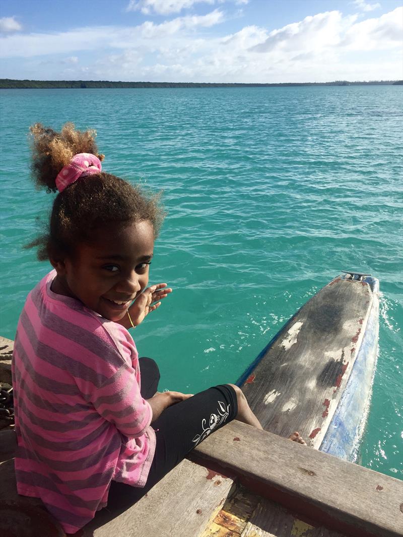 Sailing with the locals on a pirogue Ile des Pins - photo © Island Cruising NZ