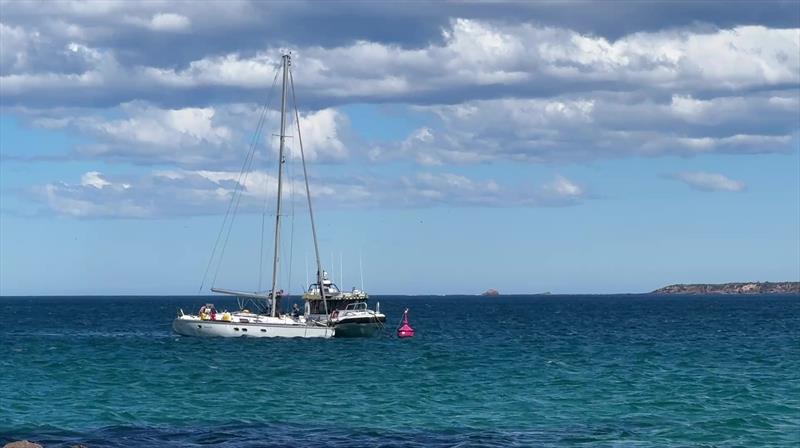 Marine Rescue NSW vessel Merimbula 31 responded to a yacht which was taking on water - photo © Marine Rescue NSW 