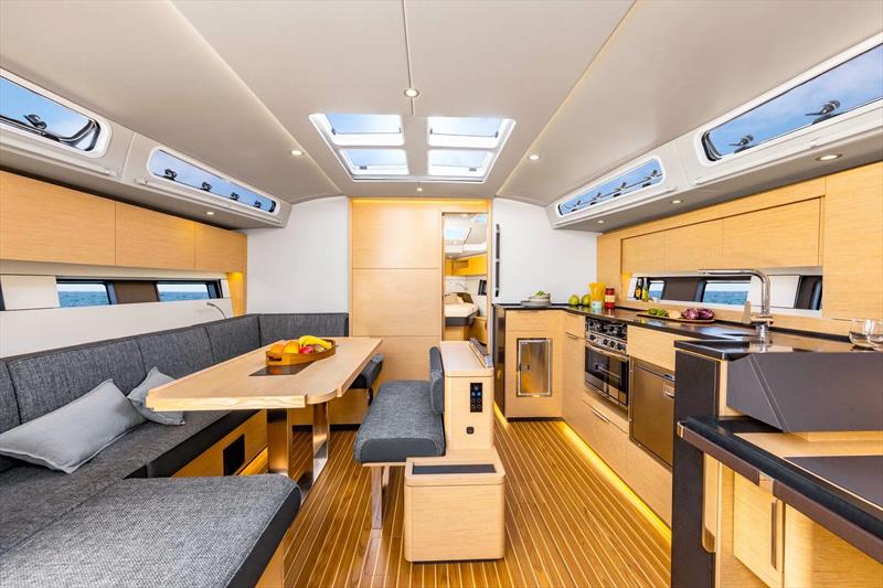 Hanse 460 saloon - photo © Performance Cruising Yachts