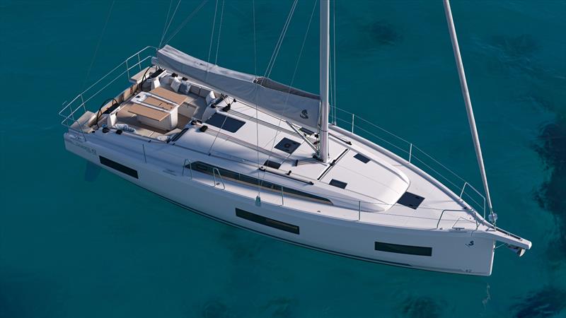 Oceanis 42 renderings - photo © Beneteau Asia Pacific