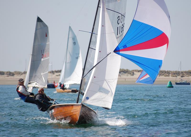 40 years old (the boat, not the helm) but in superb condition and still quick, the Osprey of Mike Murray cuts a dash in the Fast fleet at the Bosham Classic Boat Revival 2018 - photo © Dougal Henshall